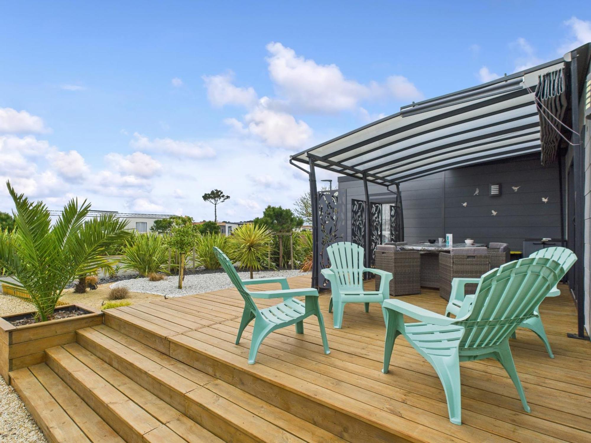 Joli Chalet Pour 6 - Domaine Avec Piscine Brétignolles-sur-Mer Esterno foto